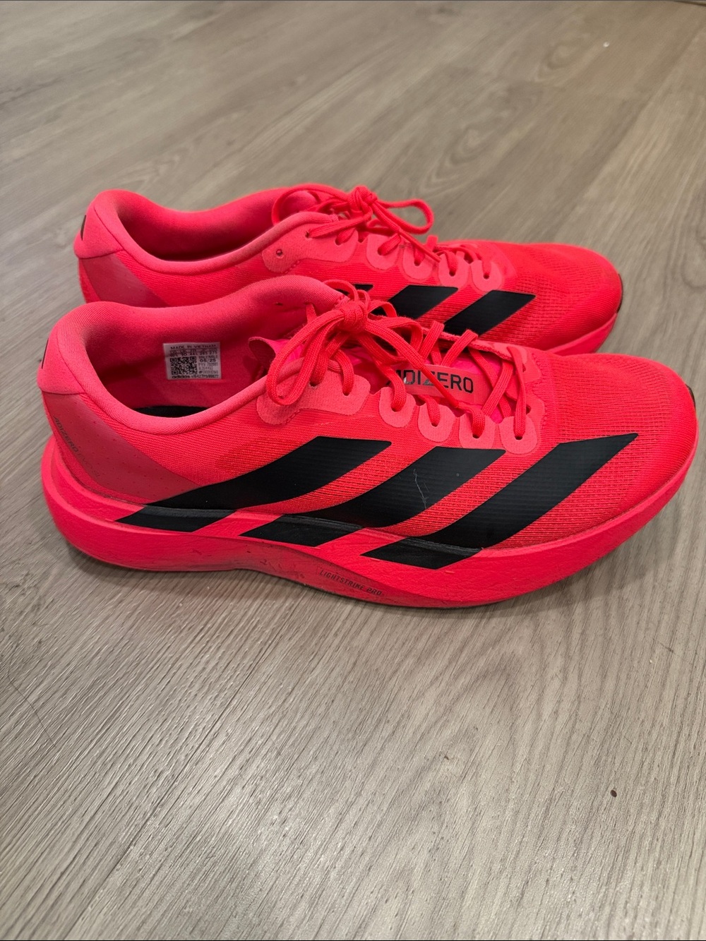 Adidas Adizero Evo SL Men’s 10.5 (Lucid Red) - Picture 3 of 5